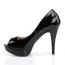 Pleaser Pink Label CHLOE-01 -  Patent Black