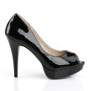 Pleaser Pink Label CHLOE-01 -  Patent Black