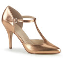 Pleaser VANITY-415 - Rose Gold Metallic