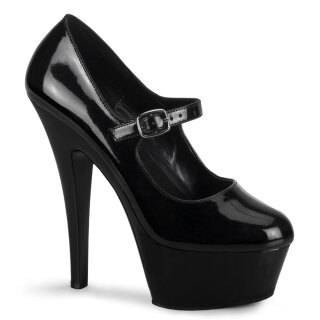 Pleaser KISS-280 - Patent Black