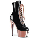 Pleaser ADORE-1020 - Black/Rose Gold