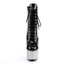 Pleaser ADORE-1020LG - Black/Silver