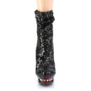 Pleaser BLONDIE-R-1009 - Black / Red