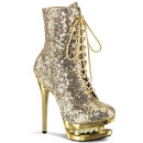 Pleaser BLONDIE-R-1020 - Sequins Gold