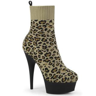 Pleaser DELIGHT-1002LP- Stretch Leopard