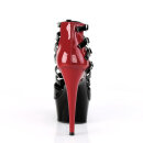 Pleaser DELIGHT-695 - Patent Black / Red