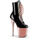 Pleaser FLAMINGO-1020 - Black/Rose Gold