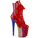 Pleaser FLAMINGO-1020HG - Patent Red