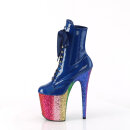 Pleaser FLAMINGO-1020HG - Patent Royal Blue