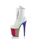 Pleaser FLAMINGO-1020HG - Patent White