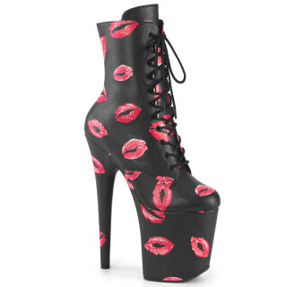 Pleaser FLAMINGO-1020KISSES - Black