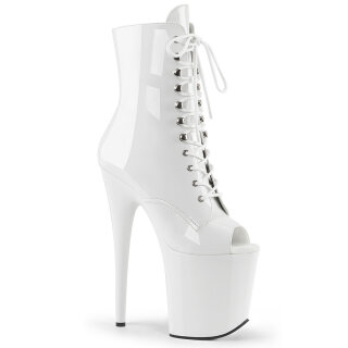 Pleaser FLAMINGO-1021 - Patent White