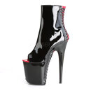 Pleaser FLAMINGO-1025 - Patent Black