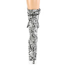 Pleaser FLAMINGO-1050SP - Black/White