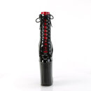 Pleaser INFINITY-1020FH - Patent Black/Red