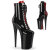 Pleaser INFINITY-1020FH - Patent Black/Red