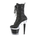 Pleaser SPECTATOR-1040 - Schwarz/Glitter