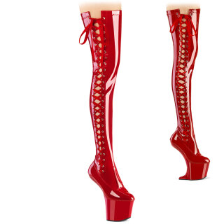 Pleaser CRAZE-3050 - Patent Red