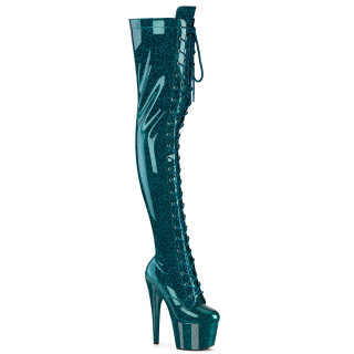 Pleaser ADORE-3020GP - Glitter Teal