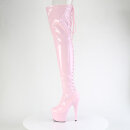 Pleaser ADORE-3850 - Patent Baby Pink