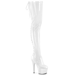 Pleaser ADORE-3850 - Patent White