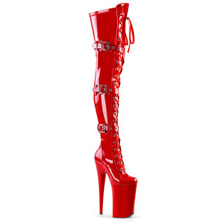 Pleaser BEYOND-3028 - Patent Red