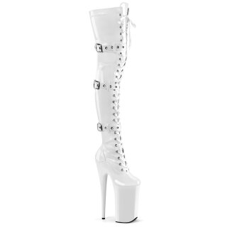 Pleaser BEYOND-3028 - Patent White