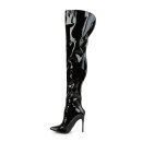 Pleaser COURTLY-3012 - Patent Black