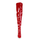 Pleaser COURTLY-3012 - Patent Red