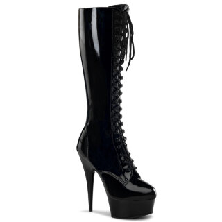 Pleaser DELIGHT-2023 - Patent Black