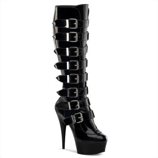 Pleaser DELIGHT-2049 - Patent Black