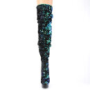 Pleaser DELIGHT-3004 - Green Iridescent