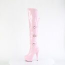 Pleaser DELIGHT-3018 - Patent Baby Pink