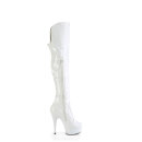 Pleaser DELIGHT-3018 - Patent White