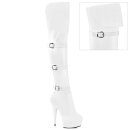 Pleaser DELIGHT-3018 - Faux Leather White