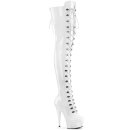 Pleaser DELIGHT-3022 - Patent White