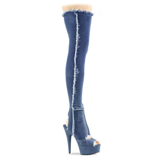 Pleaser DELIGHT-3030 - Denim Blue