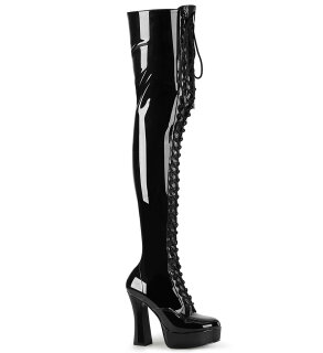 Pleaser ELECTRA-3023 - Patent Black