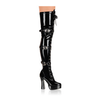 Pleaser ELECTRA-3028 - Patent Black