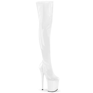 Pleaser FLAMINGO-3000 - Patent White