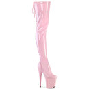 Pleaser FLAMINGO-3850 - Patent Baby Pink