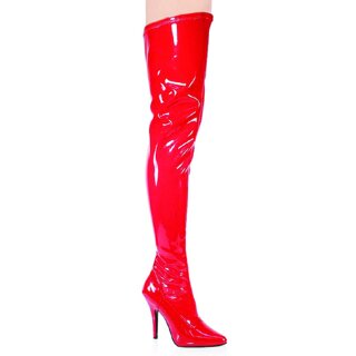 Pleaser SEDUCE-3000 - Patent Red