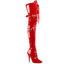 Pleaser SEDUCE-3028 - Patent Red