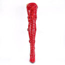 Pleaser SEDUCE-3028 - Patent Red