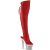 Pleaser SPECTATOR-3019 - Red/Silver