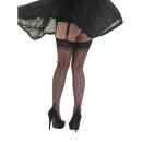 Gio Stockings Cuban Heel Seamed Nylons - Black