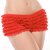 Coquette Ruffle Panty with Bow - Red