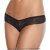 Coquette Lace Pearl Panty - Black