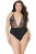 Coquette Body Crotchless - Black