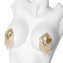 Coquette Diamond-shaped Nipple Pasties - Gold